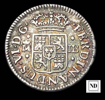 Espagne. Fernand VI. Medio Real 1752 - Madrid JB