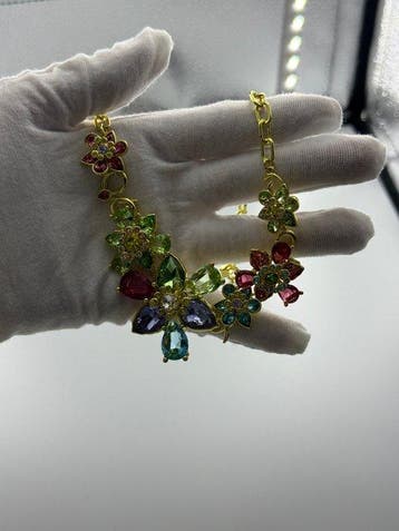 Swarovski - kristal, Metaal - Halsketting - Idyllia crystal