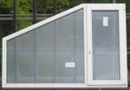 pvc raam , chassis , venster  201 x 137 / 80 wit, Doe-het-zelf en Bouw, Kunststof, Raamkozijn, Nieuw, Ophalen of Verzenden