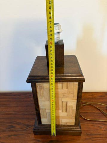 Lampe de table - Bois - lampe de table vintage française, Huis en Inrichting, Nieuw
