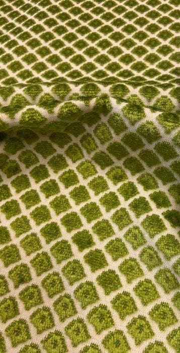 Prachtig jacquardfluweel met een klein, regelmatig, Antiquités & Art, Tapis & Textile