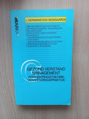 Gezond-verstand-management 9789027424914 J. Germans, Verzenden, Gelezen, J. Germans