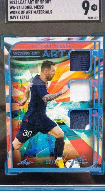 2023 Leaf Art of Sport Lionel Messi - Game Used - WA-23, Verzamelen, Nieuw