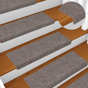 vidaXL Trapmatten zelfklevend 15 stuks 65x21x4 cm beige, Verzenden