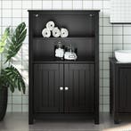vidaXL Badkamerkast BERG 69,5x34x110 cm massief grenenhout, Verzenden, Nieuw