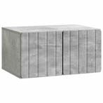 vidaXL Wandmontage TV-kast Betongrijs 59,5 x 41 x 30 cm, Huis en Inrichting, Kasten |Televisiemeubels, Verzenden, Nieuw