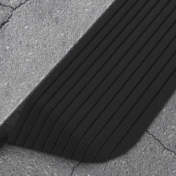 vidaXL Drempelhulp 110x32x3,8 cm rubber, Verzenden