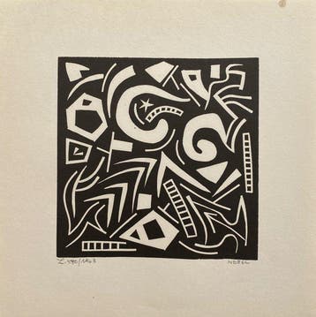 Otto Nebel (1892-1973) - Composition L.580 from La Lune en