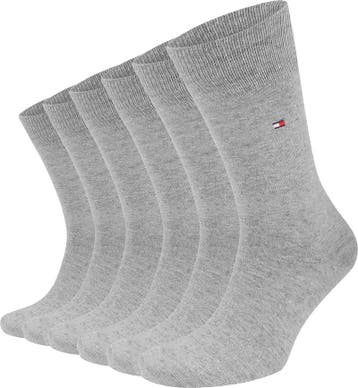 Tommy Hilfiger Classic 6-Pack Sokken Grijs maat 47-49 Heren, Kleding | Heren, Sokken en Kousen, Verzenden, Nieuw, Tommy Hilfiger