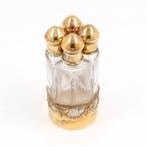Parfumflacons in houder - Bouteille de parfum - Argent 950, Antiquités & Art