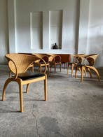 Lübke Interlübke - Chaise (6) - Hêtre, Rotin, Antiquités & Art