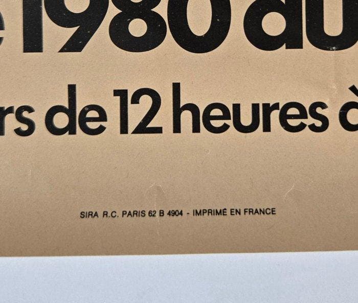 Francis Picabia - SIRA imp. - PICABIA – Exposition au Palais, Antiek en Kunst, Kunst | Tekeningen en Fotografie