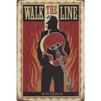 Wandbord -  Johnny Cash Walk The Line, Maison & Meubles