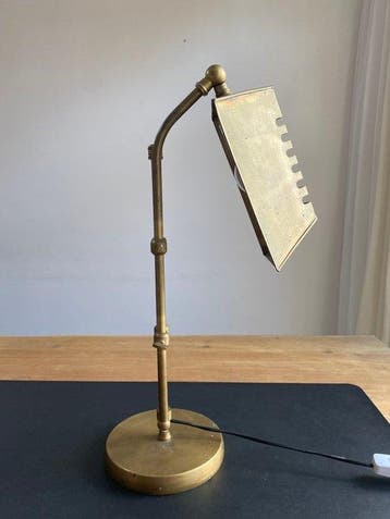 Lamp - Messing - Verstelbare industriële