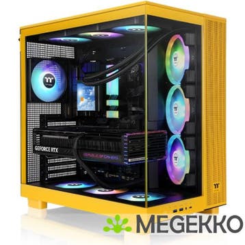 Thermaltake View 380 XL TG ARGB Midi Tower Geel, Verzenden