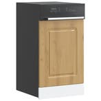 vidaXL Vaatwaspaneel Kalmar 45x1,5x57 cm bewerkt hout, Verzenden, Nieuw