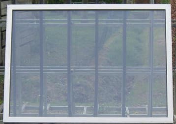 aluminium raam , chassis , venster 192 x 141, Doe-het-zelf en Bouw, Raamkozijnen en Schuifdeuren, Gebruikt, Raamkozijn, Aluminium
