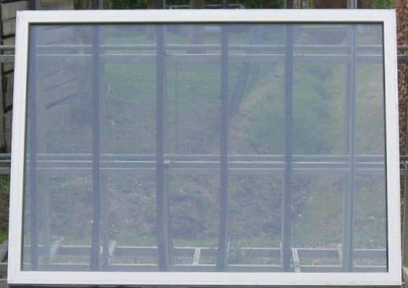 aluminium raam , chassis , venster 192 x 141, Doe-het-zelf en Bouw, Raamkozijnen en Schuifdeuren, Inclusief glas, Gebruikt, Aluminium