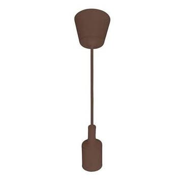 LED Hanglamp Turno - Stijlvolle Stoffen LED Hanglamp Mat Bru, Verzenden, Nieuw