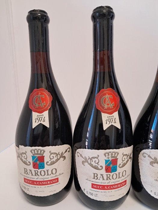 1974 x2 Camerano, 1977 Costamagna, 1979 Scanavino, 1979, Verzamelen, Wijnen