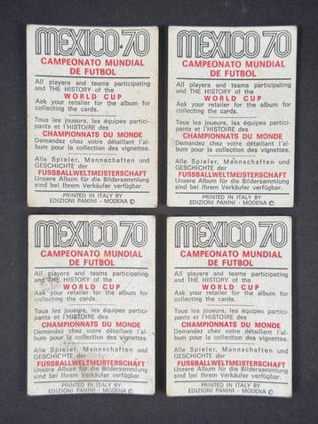 1970 Panini Mexico 70 World Cup, - Cecoslovacchia: Capkovic,, Nieuw