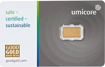 1 gramme - Or .999 - Umicore - Scellé & avec certificat