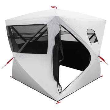 vidaXL Jacht Tent Wit Blackout 143 x 143 x 165 cm Polyester, Verzenden, Nieuw