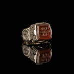 Ottoman Empire Bague avec intaille en cornaline représentant, Antiek en Kunst