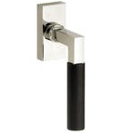 Draaikiepgarnituur Bauhaus ebben glans nikkel