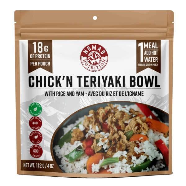 Chickn Teriyaki Bowl - 630 Kcal - Nomad Nutrition, Divers, Produits alimentaires, Envoi
