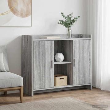 vidaXL Dressoir 98,5 x 33 x 80 cm PB, Huis en Inrichting, Kasten | Dressoirs, Verzenden, Nieuw