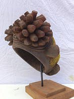 Masque royal - Magnifique et grand masque royal Bamoun -