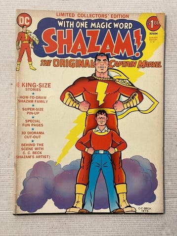 DC Treasury (1973) C-21 SHAZAM! & Famous 1st Edition: Whiz, Livres