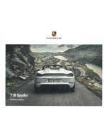 2021 PORSCHE 718 SPYDER HARDCOVER BROCHURE JAPANS, Nieuw