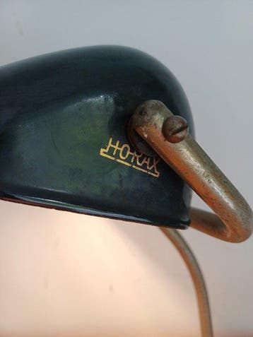 Horax - Lamp - Emaille, Staal, Antiek en Kunst