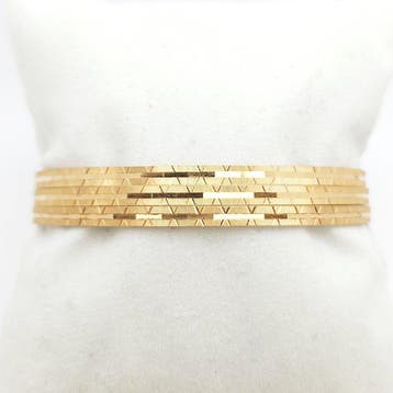 Armband - 18 karaat Geel goud, Handtassen en Accessoires, Armbanden, Nieuw