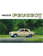 1965 PEUGEOT 403 BROCHURE NEDERLANDS, Ophalen of Verzenden