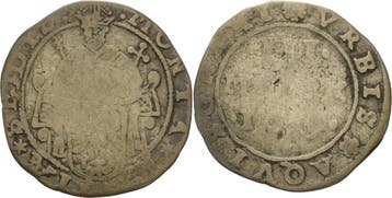 3 Mark 1619 Aachen (MuntenenBankbiljetten-Duitslandvoor1871), Verzenden, België