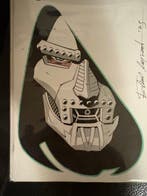 Fantastic Four 1 - Fantastic Four head sketch e signed Elena, Nieuw