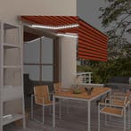 vidaXL Luifel met rolgordijn, LED en windsensor 3,5x2,5 m, Tuin en Terras, Verzenden, Nieuw