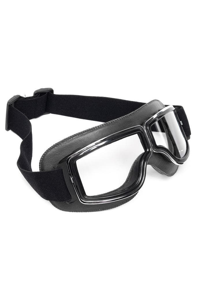 Goggles Motorbril Skibril Bril Zwart Montuur Heldere Glazen, Kleding | Heren, Carnavalskleding en Feestkleding, Nieuw, Ophalen of Verzenden