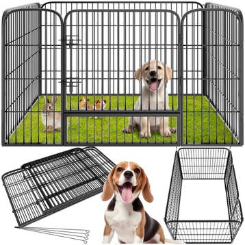 Puppyren rechthoekig - grijs, Dieren en Toebehoren, Verzenden, Nieuw