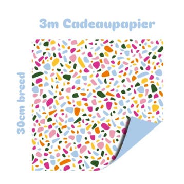 3m Cadeaupapier - Terrazzo - 30 cm - color (Cadeaupapier 3M), Verzenden