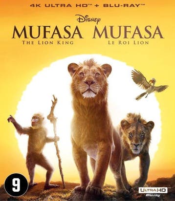 Mufasa the lion king 4k ultra hd (blu-ray tweedehands film), Ophalen of Verzenden