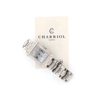 Charriol - Columbus Blue Shell pearl Dial boys - Sans prix, Nieuw