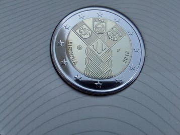 Litouwen. Year Set (BU) 2015/2018 (2 sets incl. 2 Euro 2018