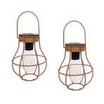 MaxxGarden Tuinlamp - Solar hanglamp 12x15cm - 2 stuks -..., Tuin en Terras, Buitenverlichting, Ophalen of Verzenden, Nieuw
