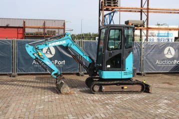 Veiling: Rupsgraafmachine Airman AX26UCGL-6A Diesel 14.5kW 2, Ophalen