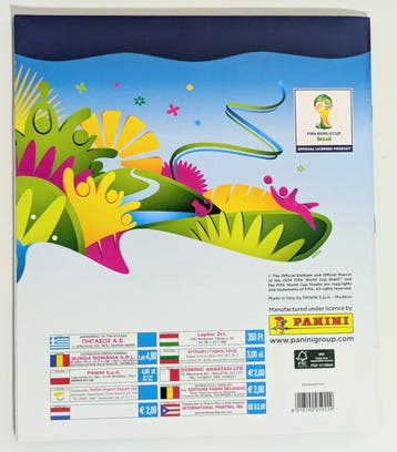 Panini World Cup Brasil 2014 Lionel Messi, Ronaldo, Neymar