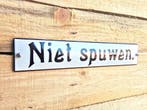 Niet Spuwen, Verzenden, Nieuw